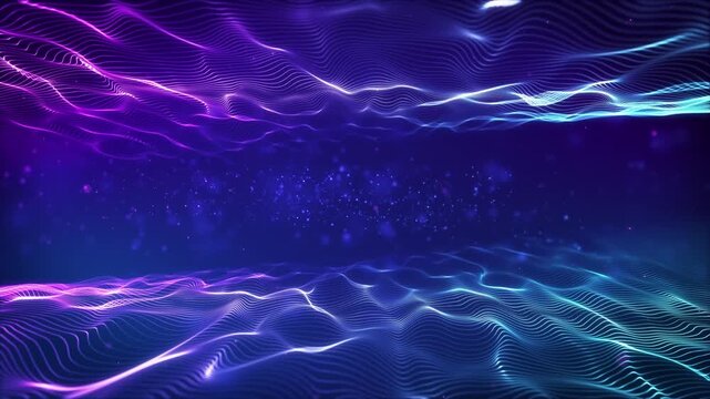 Dreamy and aesthetic particle light effect background video