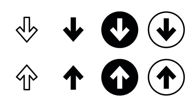 Directional arrow graphics showcase digital format abstract design minimalist style conceptual visualization