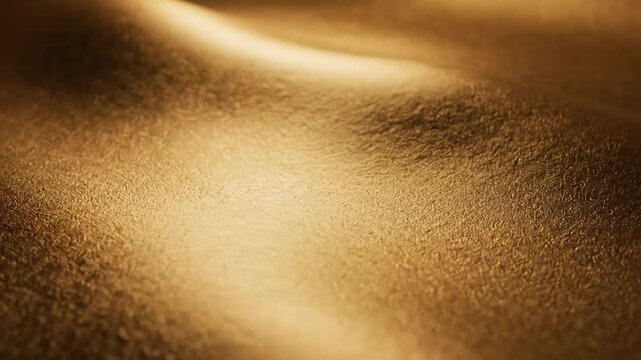Elegant gold metallic texture background with luxury shimmering surface and soft waves.
