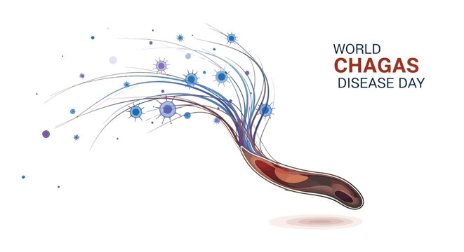 World Chagas Disease Day Illustration.