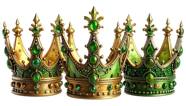 Regal emerald crowns