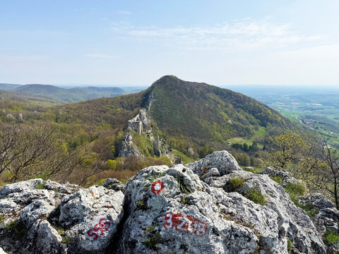 The 7 Teeth Hiking Trail on Mount Kalnik or the marked Seven Teeth Trail in the significant landscape of Kalnik, Croatia (Planinarska staza 7 zubi na planini Kalnik ili markirana staza sedam zuba)