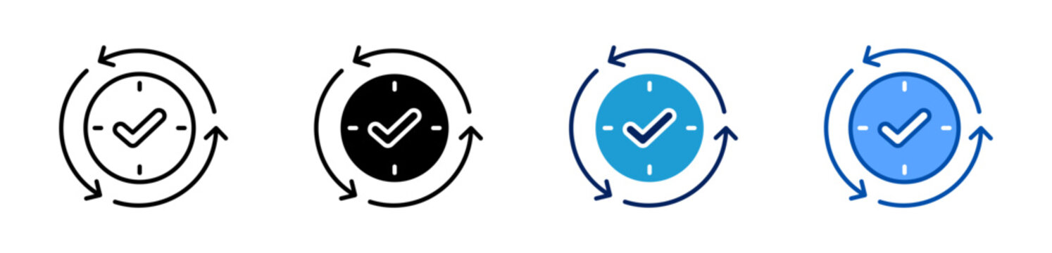 consistency icon set multiple style collection