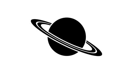 Saturn planet with ring system. © khusnul