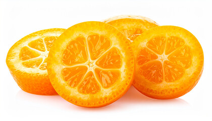 Fototapeta premium Slices of sweet orange fruit 