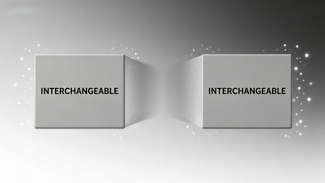 Two Interchangeable Boxes with Sparkles