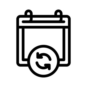 recurring line icon