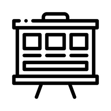 storyboard line icon