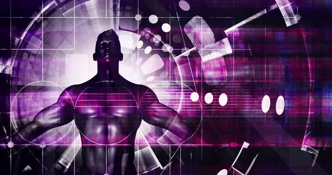 Medical Data Science Showing Clinical Research Evolution Technology