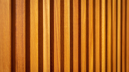 Obraz premium Modern vertical wooden slat wall paneling background with paneling background vertical interior
