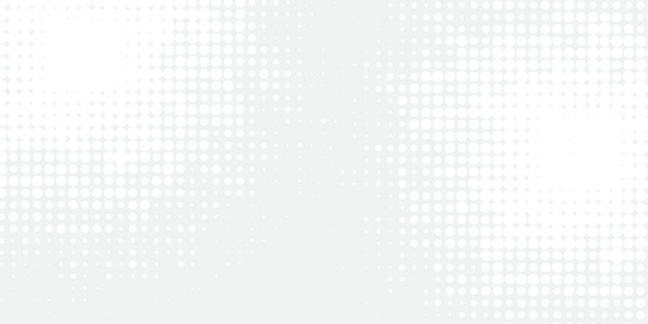 Dot white gray wave light technology texture background. Abstract big data digital concept.