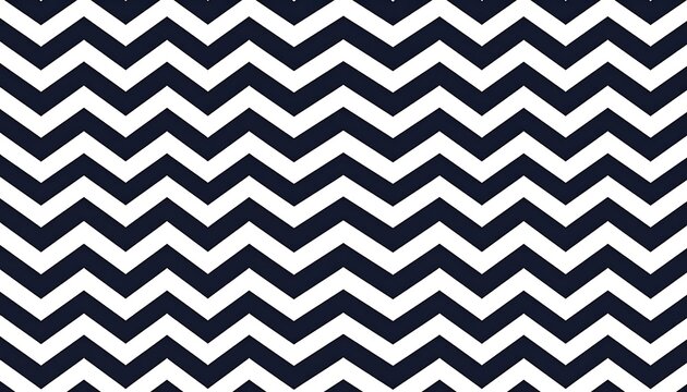 Repeating dark blue zigzag pattern, alternating peaks and valleys against a white background, creating a rhythmic design