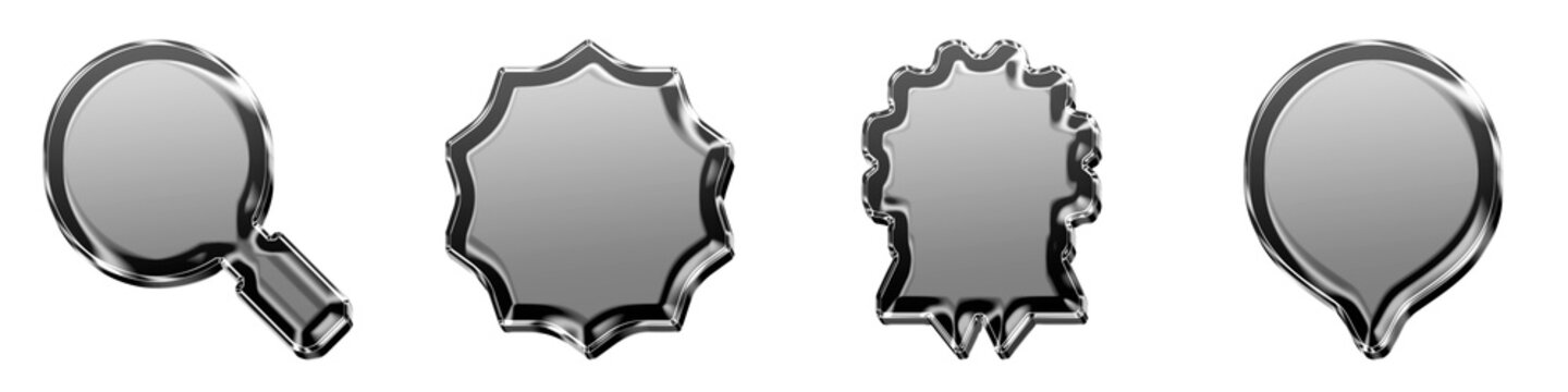 3D rendered crystal icon pack featuring discount finder, discount, guarantee, and lifecycle. E commerce icon collection and design. Modern icon design.