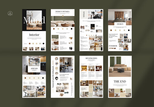 Interior Mood Board Template