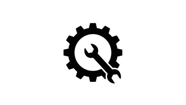 Gear with wrench and spanner tools.