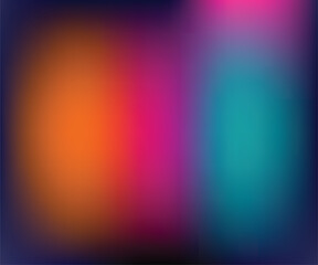 Obraz premium Vibrant gradient background transitioning through orange pink and turquoise hues with soft color blending