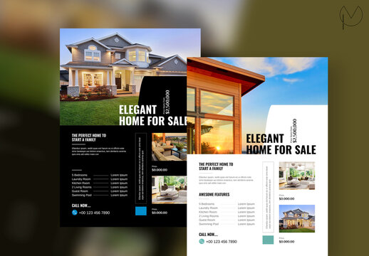 Real Estate Flyer Layout
