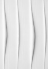 Obraz premium Fluid White Abstract: A study in flowing light and shadow, evoking calm.