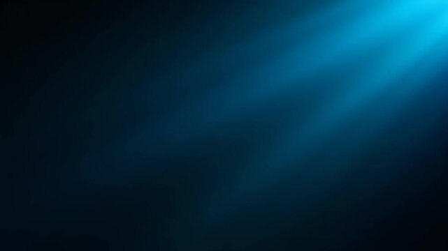 Blue Light Beam in Dark Space.
