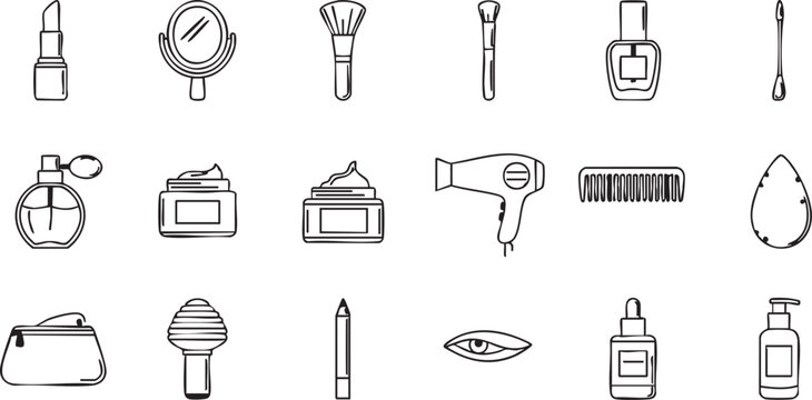 Logistics line icon set interface collection 38