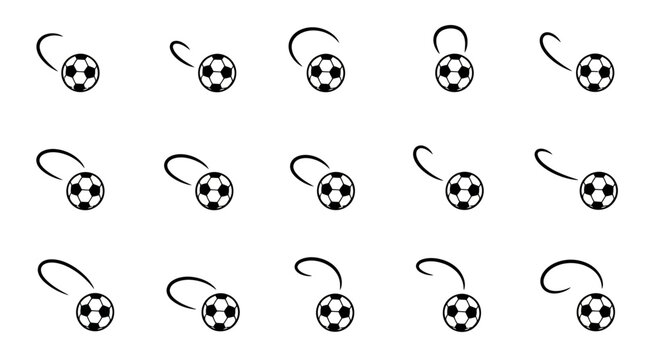 Soccer Ball Animation Frames - Motion Sequence