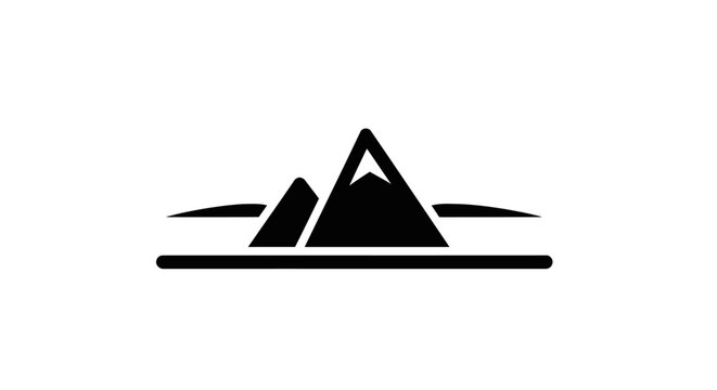 Pyramid Logo Icon Design.