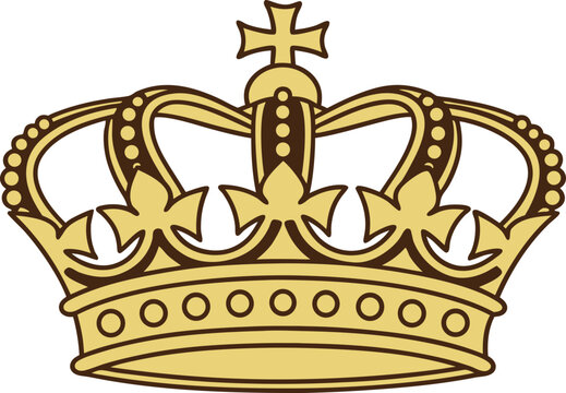 British Crown Royal Monarchy Symbol Illustration. Royal Crown United Kingdom Heritage Symbol. British Monarchy Crown Jewel Icon Design. Historic Royal Crown England Symbol Concept. British Crown Regal
