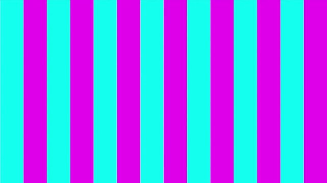 Custom 2D television test pattern with vibrant glowing cyan dual-tone solid bars on a deep black screen, evoking retro glitch aesthetics.