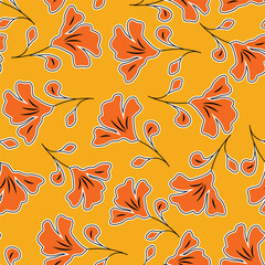 Seamless allover Digital Textiles Designs flowers Allover Designs Floral and Geometrical Patterns Textures, Illustrations Motifs and Abstract © JAHANGIR