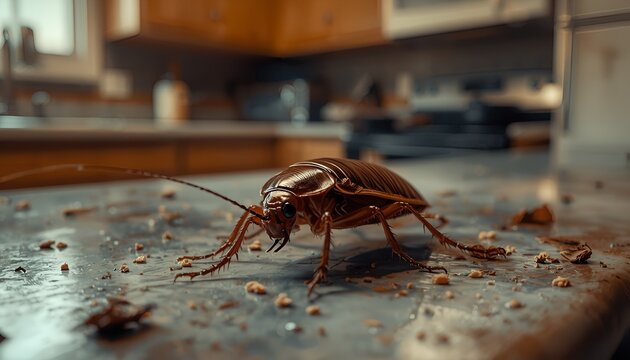 Cockroach infestation hygiene issue