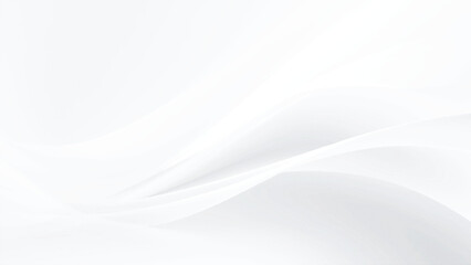 Fototapeta premium Abstract white wave design element for backgrounds and overlays modern minimalist texture