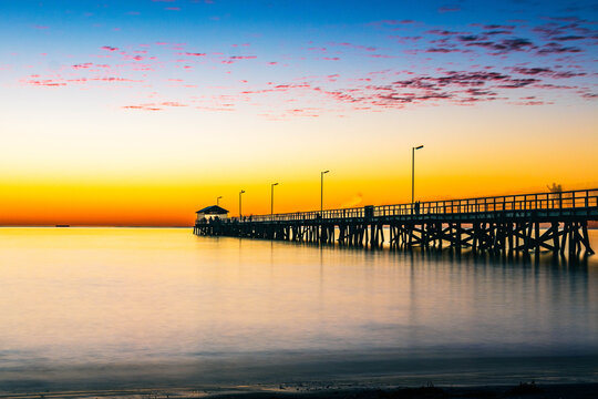 Sunset at Semaphore Pier 