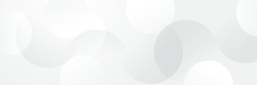 Abstract pattern white geometric banner design background.