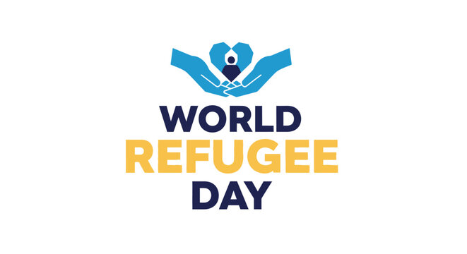 World Refugee Day awareness campaign logo.