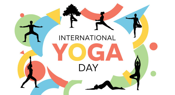 International Yoga Day celebration poster design.
