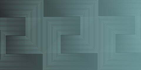 Dynamic turquoise neon hexagonal lines form a striking geometric pattern on a black background, evoking modern technology, futuristic design, and digital aesthetics © Armani