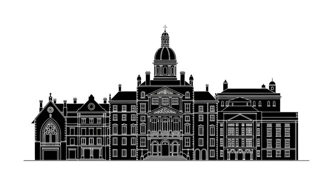 Binnenhof Parliament Building Silhouette ? Dutch Political History