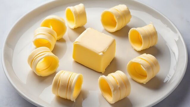 Butter Curls and a Butter Pat