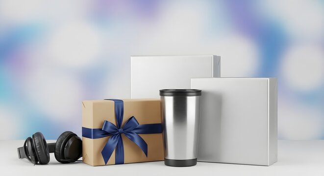 Happy father's day gifts for dad dumbbells and a tumbler dumbbell exercise drinkware container packaging