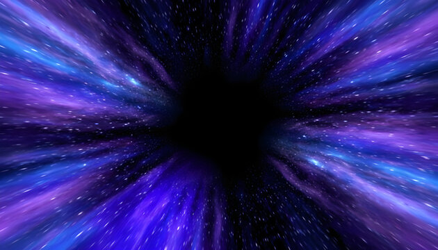 Vibrant purple, blue cosmic background, abstract space, galaxy explosion, colorful nebula