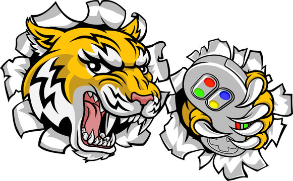 A wildcat or bobcat lynx bobcats wildcats sports team gamer mascot