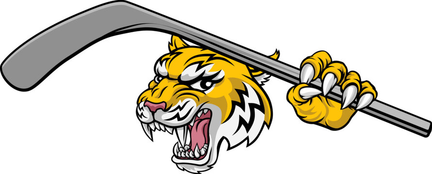 A wildcat or bobcat lynx bobcats wildcats sports team ice hockey mascot