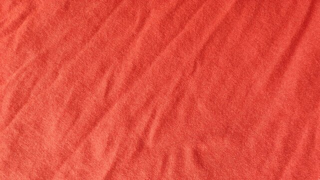 Textile texture red knitted fabric background unpressed knit surface
