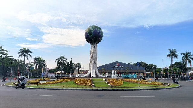 Iconic Landmark with New Hachi Grill Building in Ujung Menteng, Cakung, jakarta, April 2026.