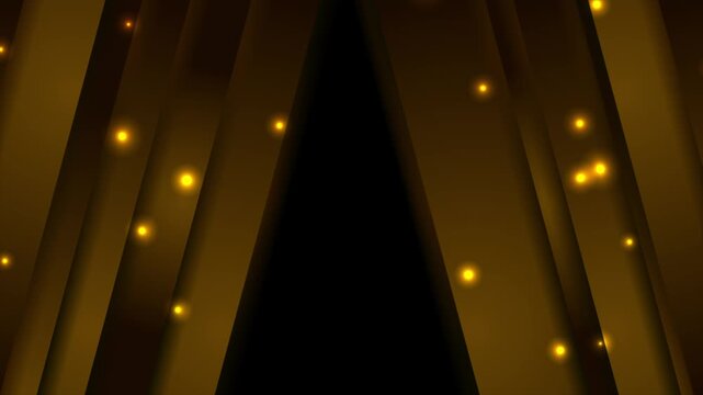 Dark orange abstract geometric background with neon glowing light. Corporate retro motion design. Seamless loop. Video animation Ultra HD 4K 3840x2160