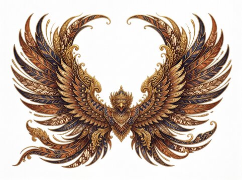 abstract garuda wings