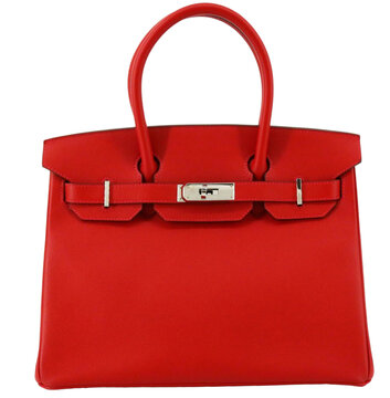 【Herm&egrave;s】エルメス_バーキン_レッドカラー_ハンドバッグ