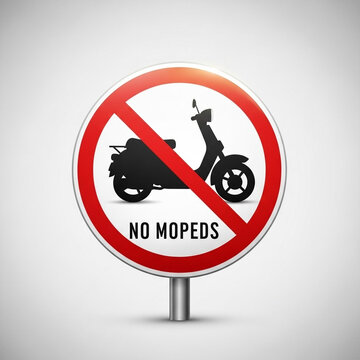 No mopeds   