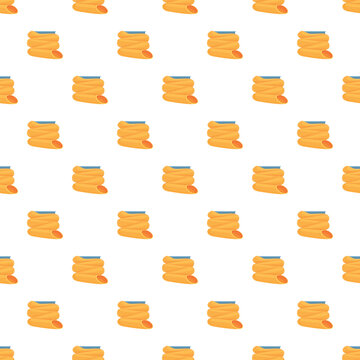 Yellow waterslide elements creating a fun seamless repeating pattern for backgrounds