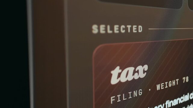 Financial glossary explaining key tax-related concepts